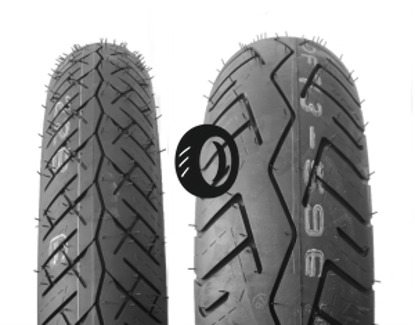 Foto pneumatico: BRIDGESTONE, BATTLAX BT46 100/80 R1717 52H Quattro-stagioni